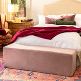 Liberator Aria Flip Chaise 18 Inch Convertible Chair & Bench, Rose - L7900