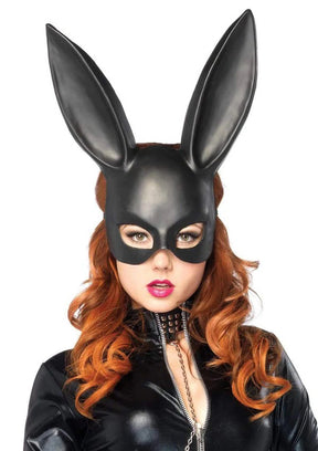 Leg Avenue Rabbit Masquerade Mask — Black, One Size - LA-2628OSBLK