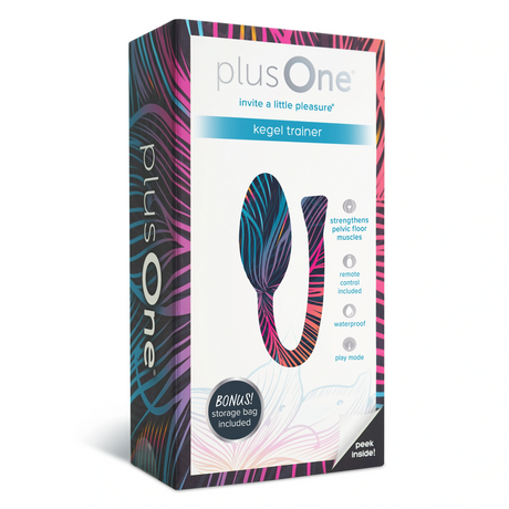 plusOne Kegel Trainer, Rechargeable 5-Mode Silicone - PO6715