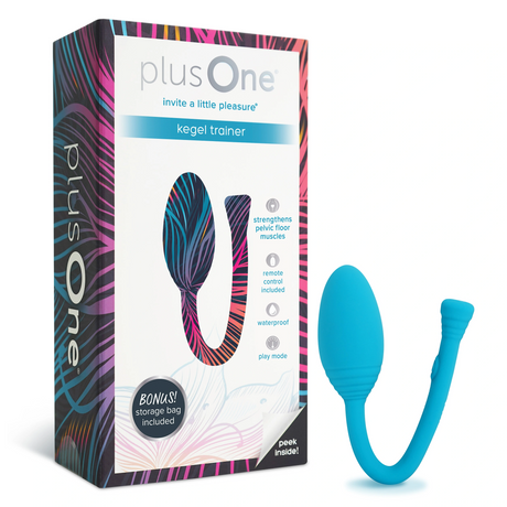 plusOne Kegel Trainer, Rechargeable 5-Mode Silicone - PO6715
