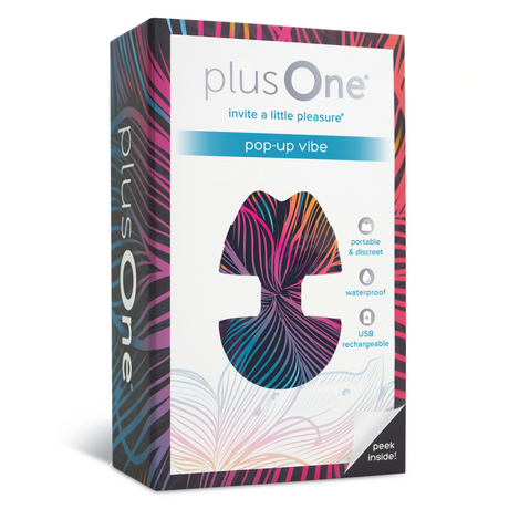 plusOne Pop Pocket Vibrator — Extendable, USB Rechargeable - PO6732