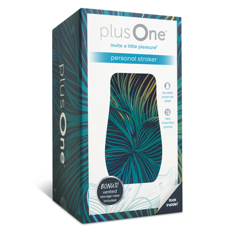 plusOne Personal Stroker — Removable Sleeve & Vented Case - PO6733