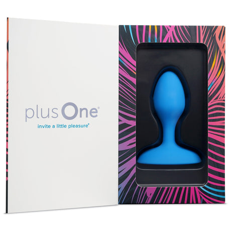 plusOne Luxe Vibrating Plug — 10 Vibration Modes, USB Rechargeable - PO6739