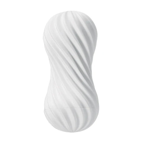 Tenga FLEX Reusable Spiral Sleeve — Silky White - TN471