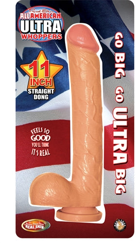 All American Ultra Whoppers 11-Inch Straight Dong - Flesh by Nasstoys