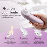 Womanizer Pro Clitoral Stimulator — Lilac, 11 Intensities - WZ3314