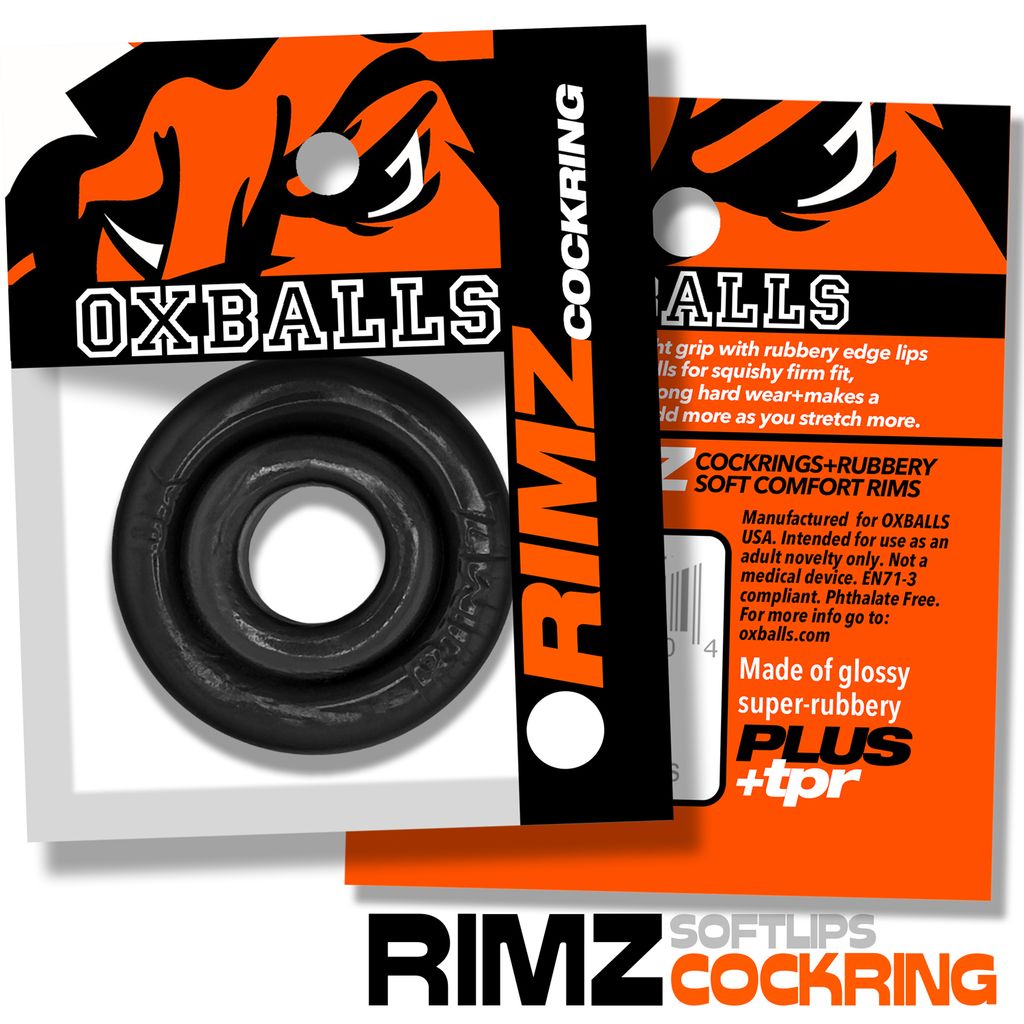 Rimz Single Ring Black by OXBALLS
