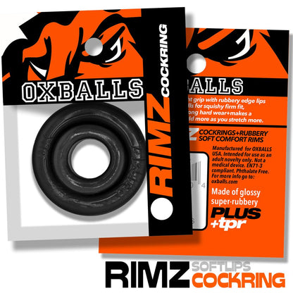 Rimz Single Ring Black by OXBALLS