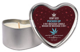 Earthly Body Hemp Seed Massage Candle Trio — 3 x 1.75oz - EB8448