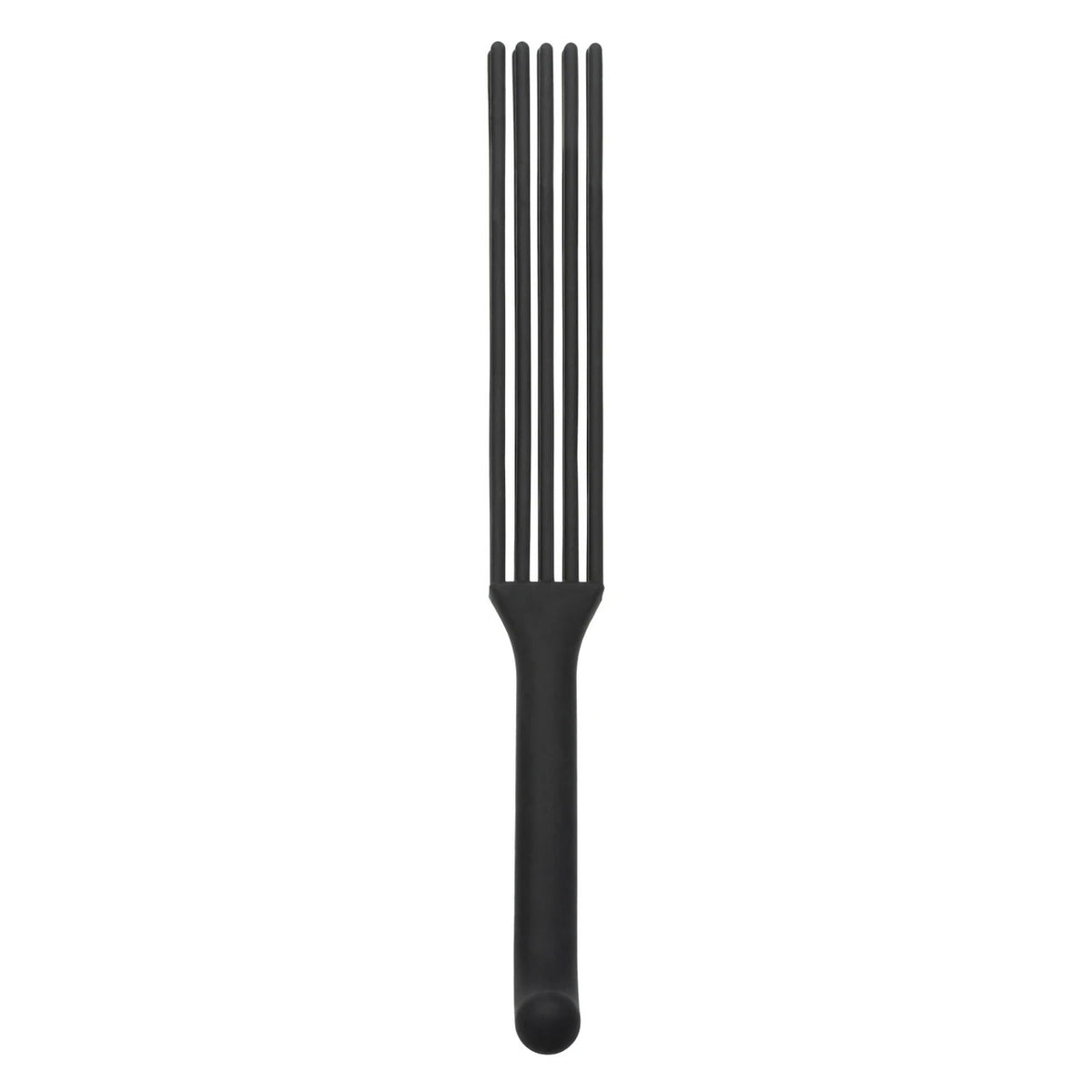 CalExotics Nocturnal Silicone Flogger — Black, Insertable G-Curve Handle - SE2678582