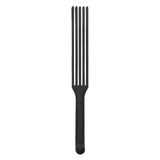 CalExotics Nocturnal Silicone Flogger — Black, Insertable G-Curve Handle - SE2678582