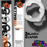 Gearheads 5 Pack Spinner Rings - Black Vapor