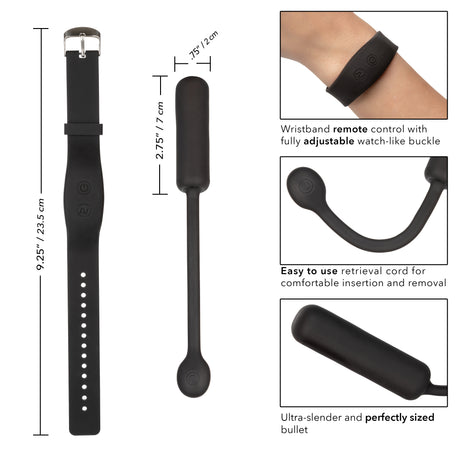 CalExotics Wristband Remote Petite Bullet Vibrator - SE0077253