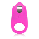 CalExotics Silicone Rechargeable Teasing Ring — 7 Functions - SE1841103
