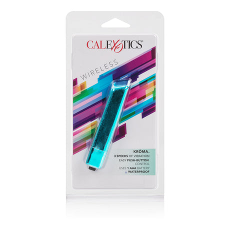 CalExotics Kroma Bullet Vibrator — Teal, 4 in - SE0066202