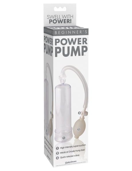 Pipedream Beginner's Power Pump — Clear Penis Pump - PD3241-20