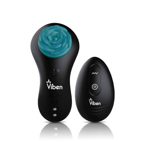 Viben Secret Seduction Remote Panty Vibe — Black/Ocean - VB-75014