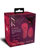 Secret Kisses Rosegasm Rose Surprise Panty Vibe - Red