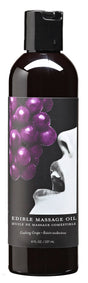 Earthly Body Edible Massage Oil — Grape, 8 fl oz - EB-MSE007