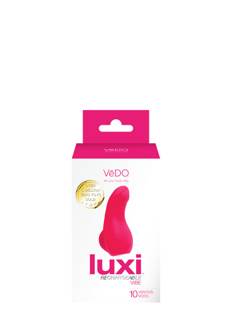 VeDO Luxi Rechargeable Clitoral Finger Vibe, Pink - VI-F2109