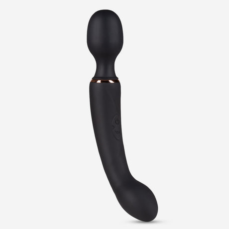 Blush Gia Dual-Ended Rechargeable Vibrator, Black - BL-71105