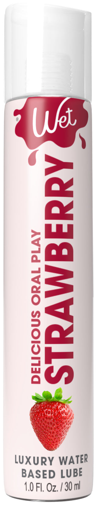 Wet Delicious Strawberry Water-Based Lubricant, 1 oz - WT21523