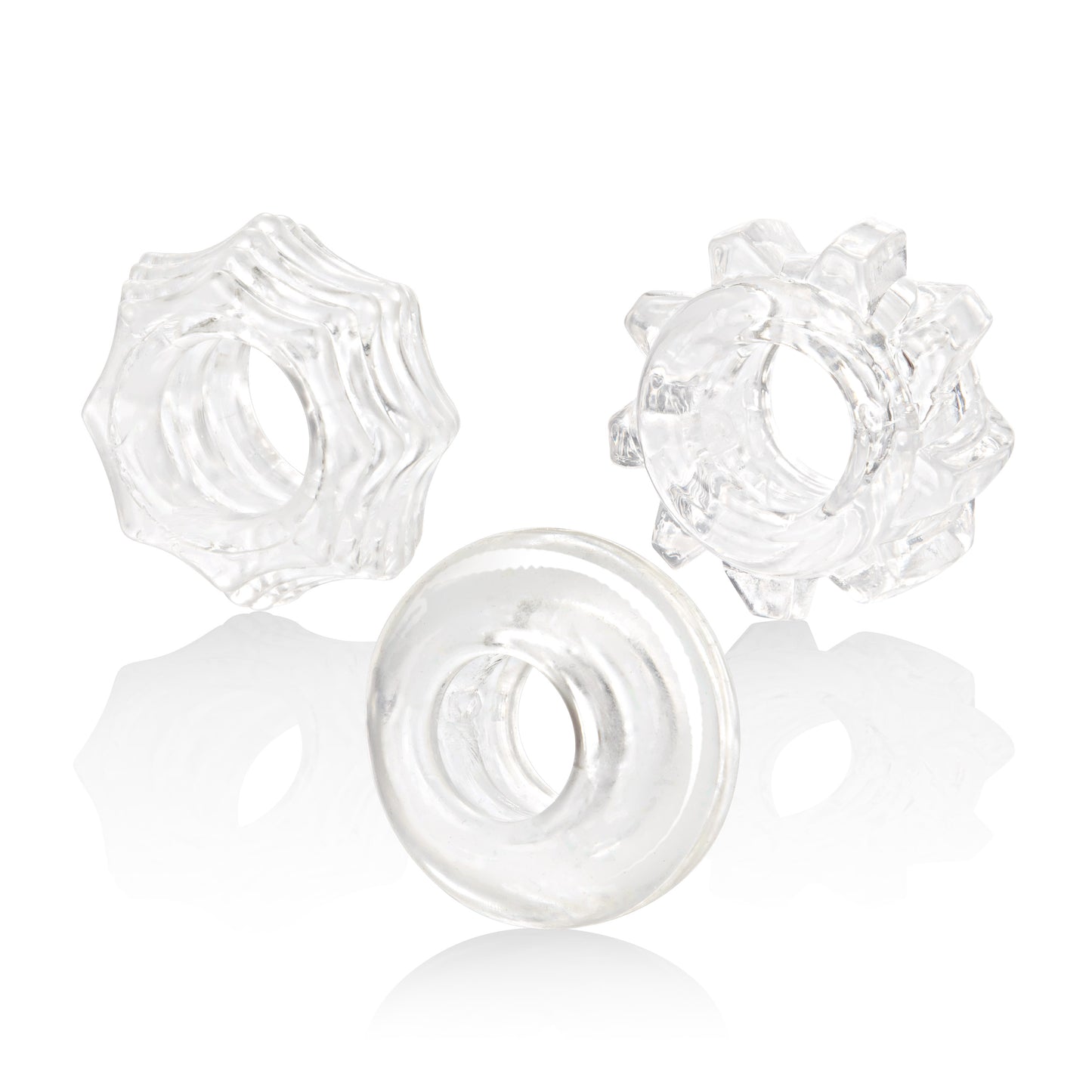 Reversible Ring Set - Clear by CalExotics