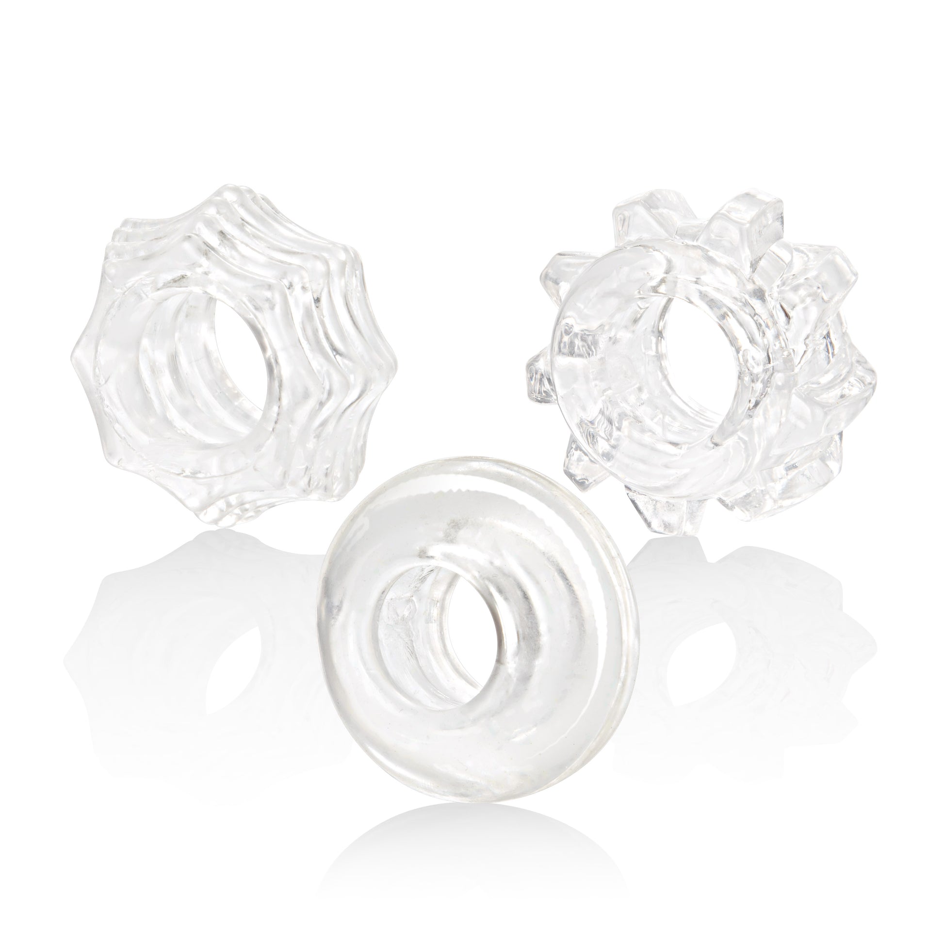 Reversible Ring Set - Clear by CalExotics
