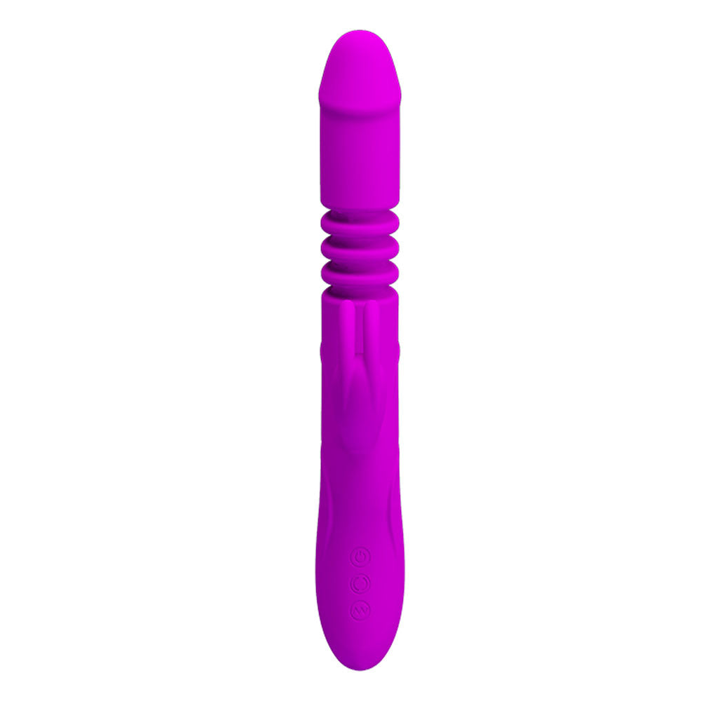 Pretty Love Ward Rechargeable Thrusting Rabbit Vibrator - BI-014399