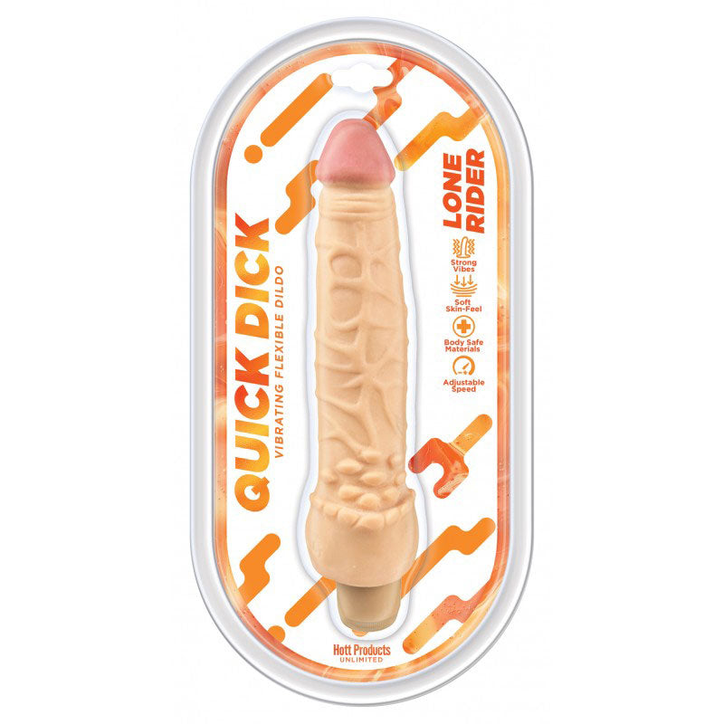 Hott Products Vibrating Flex Dildo, 6 Inch - HTP3768