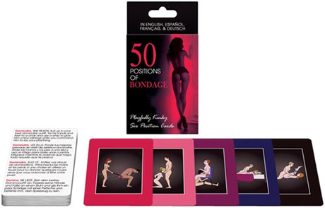Kheper Games 50 Positions of Bondage Card Game - KG-BGR175