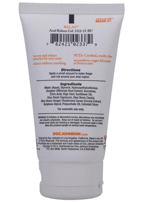 Relax - Anal Relaxer for Everyone - 2 Oz. - Boxed by Doc Johnson