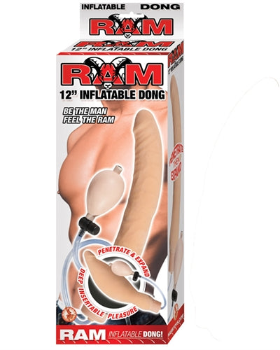 Ram 12-Inch Inflatable Dong - Flesh by Nasstoys