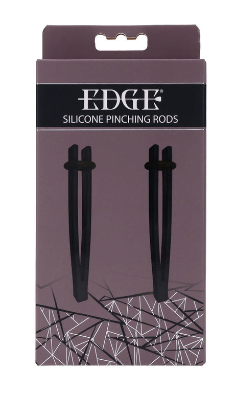 Sportsheets Edge Silicone Pinching Rods, 6 in with 16 Rings - SP0658