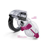 Mystim Pubic Enemy No 2 Cock Cage (E‑Stim, Adjustable) - MY6215