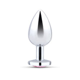 b-Vibe Jewel Heart Metal Butt Plug Training Set — 2 Sizes - BV2983