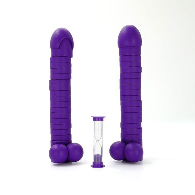 Creative Conceptions Play Wiv Me Cock Tower Party Game — Purple - CC-PWMCOCK