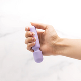 Emojibator Tiny Wand Vibrator — USB-Rechargeable, 4.64-inch - EM9622