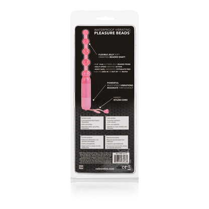 Vibrating Pleasure Beads - Pink by CalExotics