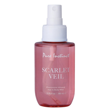 PURE INSTINCT - PHEROMONE HAIR & BODY MIST - SCARLET VEIL - 3.35 floz | 99mL by Pure Instinct
