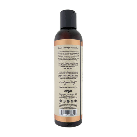Sliquid Unscented Massage Oil — Natural Nut & Seed Blend - SLIQ069
