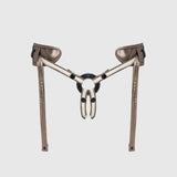 Strap-On-Me Desirous Leatherette Harness — Adjustable, Padded Back - SM7265