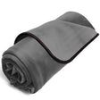 Liberator Fascinator Throw — Grey Microvelvet, Regular 72L x 54W - L4861