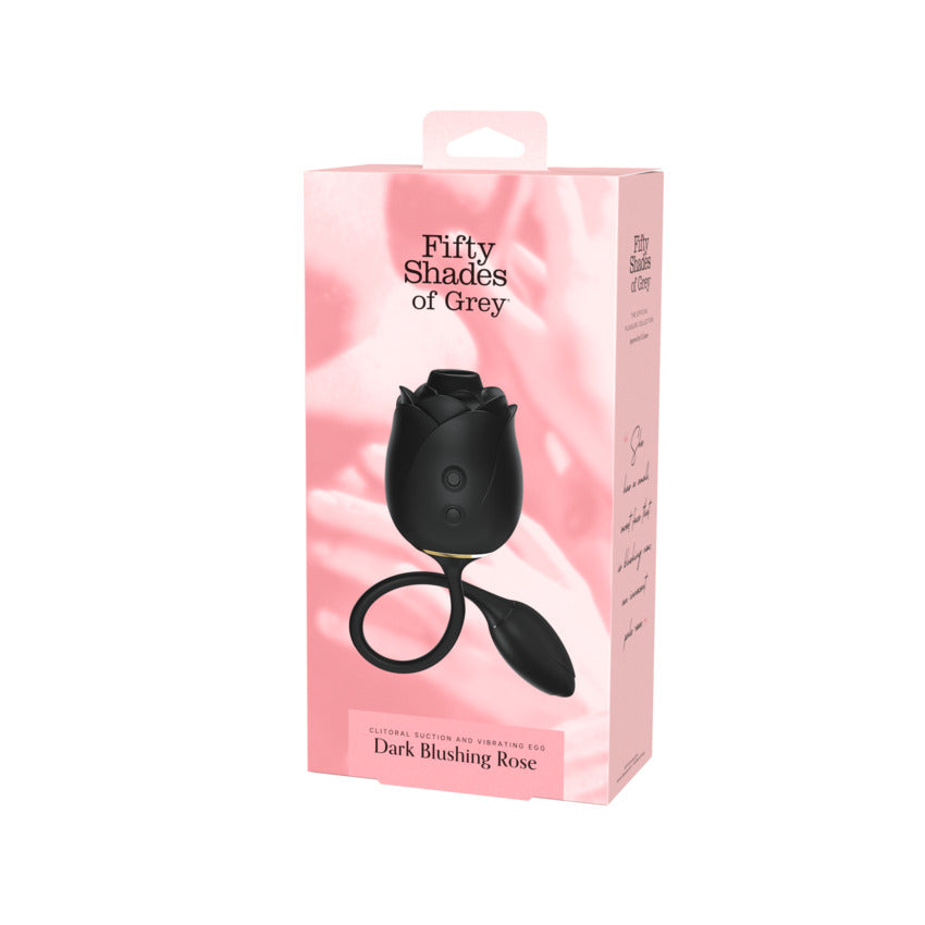 Fifty Shades of Grey Dark Blushing Rose Suction Rose & Vibrating Egg - FS1723