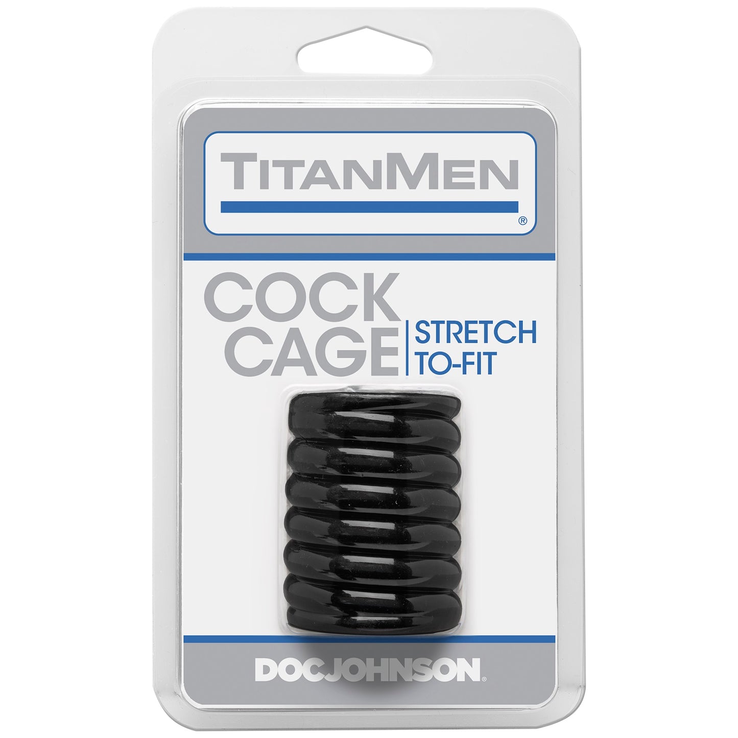 Titanmen Cock Cage - Black by Doc Johnson