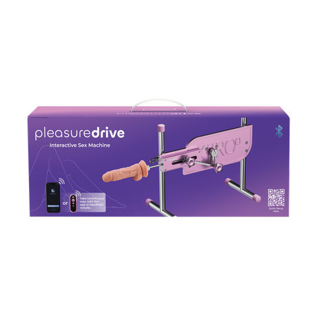 Kiiroo PleasureDrive Interactive Thrusting Machine with 18cm Silicone Dildo - KR6638