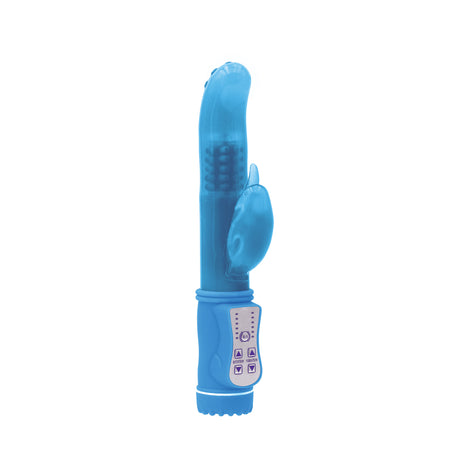 nsnovelties Firefly Jessica Glow-In-The-Dark Rabbit Vibrator, Blue (5") - NSN-0482-17