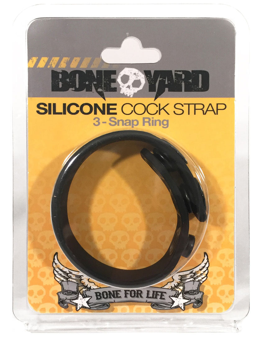 Boneyard Cock Strap - Black by Rascal
