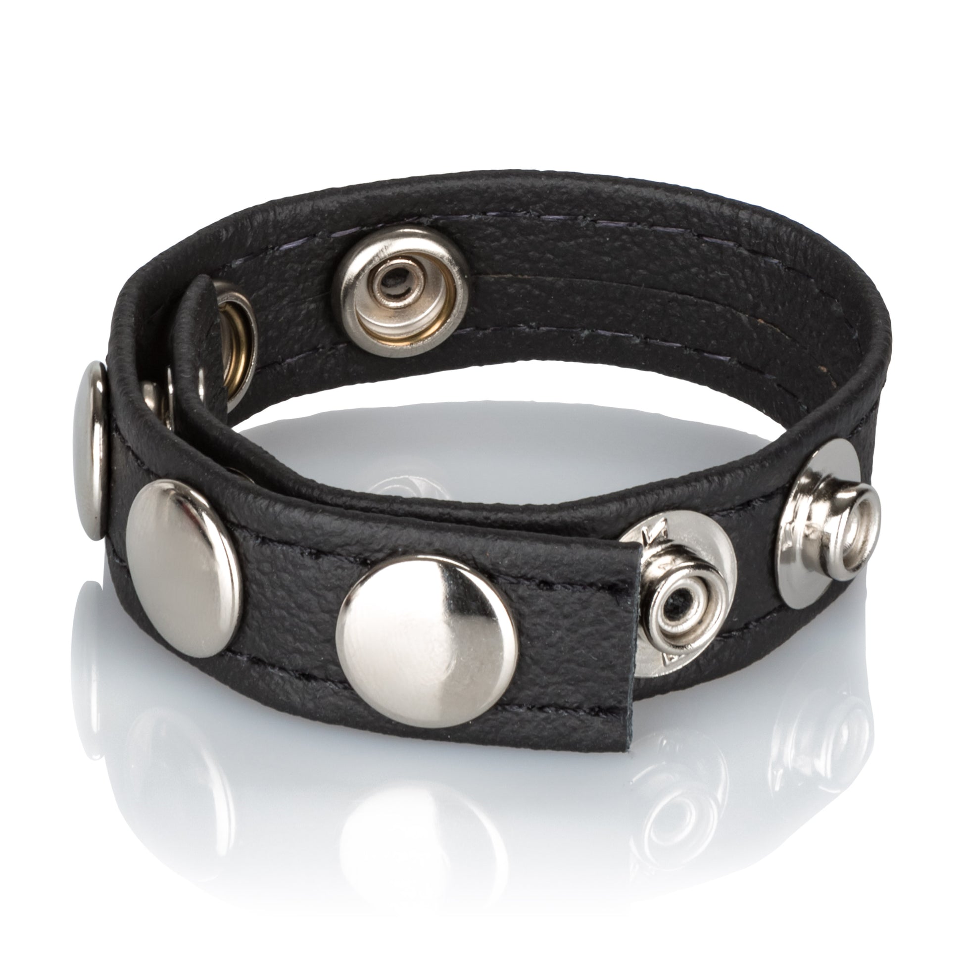 Leather Multi-Snap Ring by CalExotics