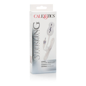 Sterling Collection Triple Tiered Silver Bullet by CalExotics